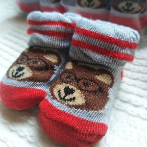 Baby Infant Booties Socks LOT OF FOUR